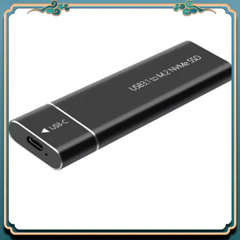 (جديد) - حافظة HDD للتخزين الخارجي NVME USB3.1 لعلبة القرص الصلب لمحرك الأقراص الصلبة NVME SATA SSD