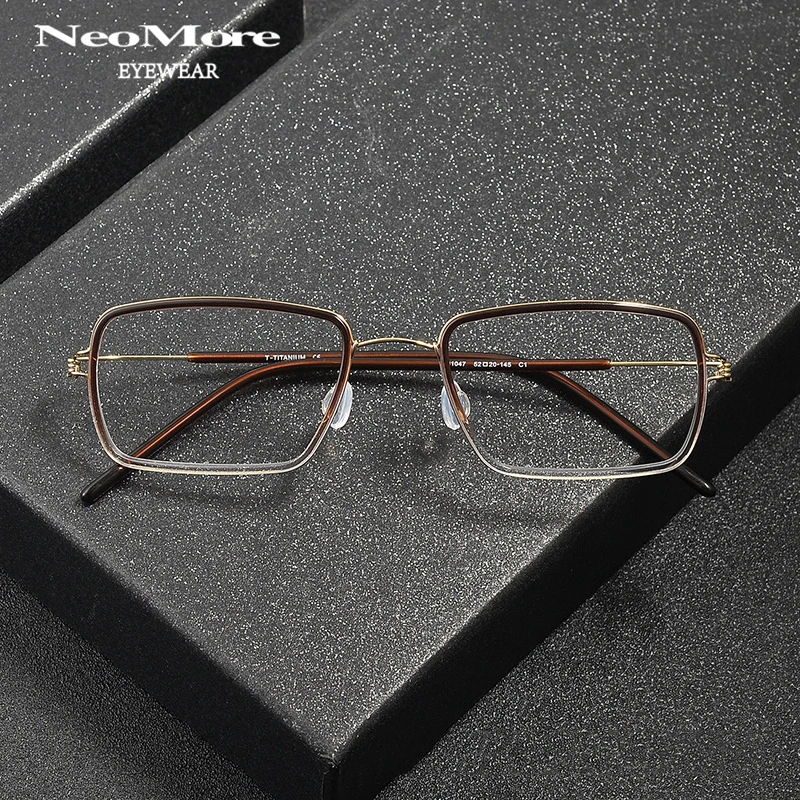 

Ultra Lightweight Pure Titanium Frame Eyeglass Frame Customized Prescription Glasses Progressive Eyeglass Frame Eyewear