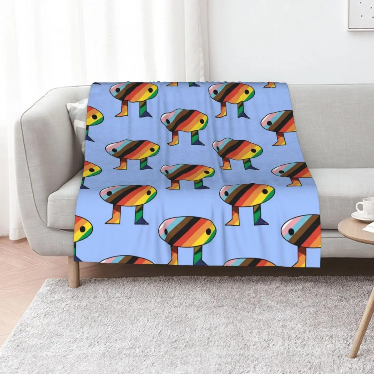 Progress Ally PRIDE Todd Throw Blanket For Decorative Sofa Hairys for winter Sofa Nap Blankets