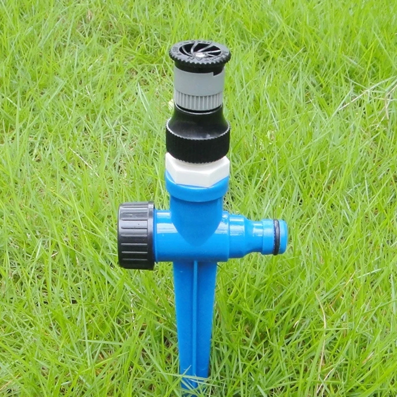 Lawn Sprinkler ABS Plastic Rotating Scatter Spray Nozzles Automatic Irrigation for Garden Yard Vegetable Plot Durable 5 Pack