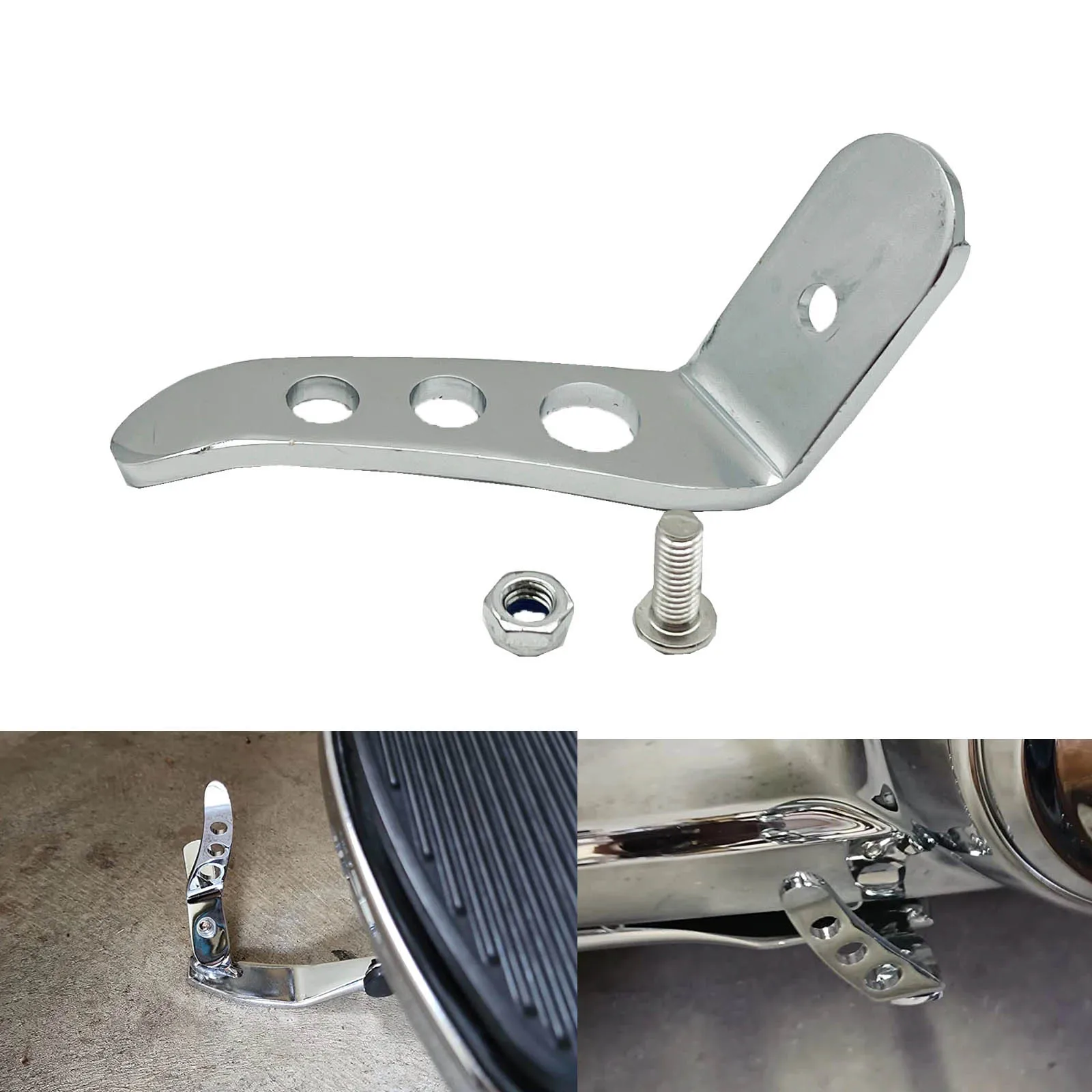 

For Harley Touring Street Glide Road King Road Glide Electra Glide Motorcycle Stand Kickstand Extension Kit Foot Pedal Support
