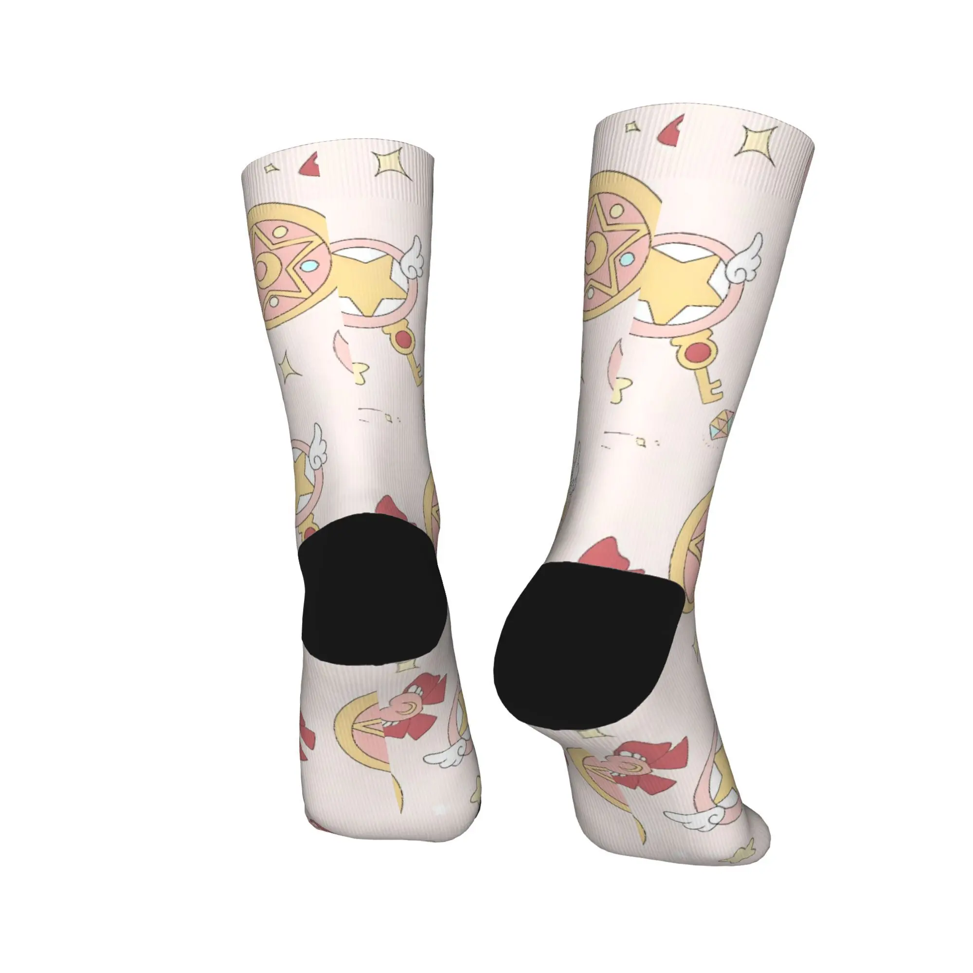Calzini Anime Card Captor Sakura Calze invernali Casual Adulti Uomini Calzini comodi Modello Calzini anti-sudore da ciclismo