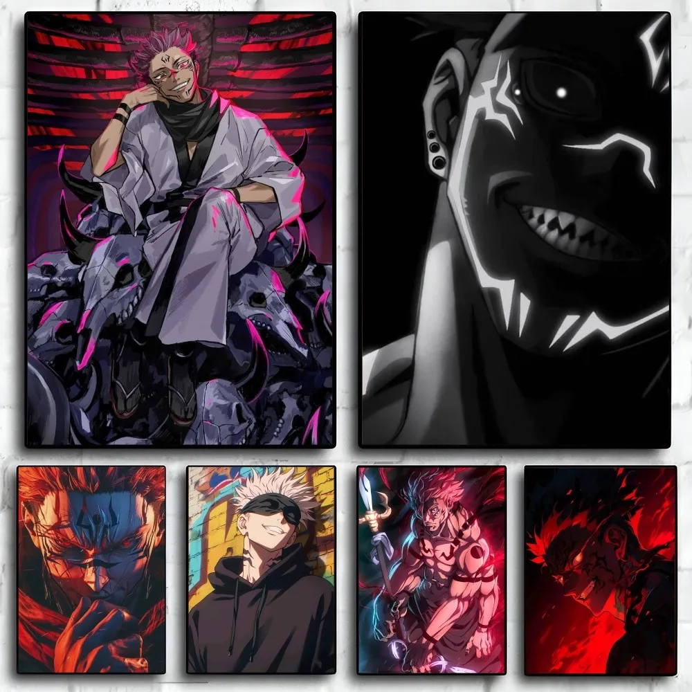 

Jujutsu Kaisen Sukuna Poster Paper Print Home Living Room Bedroom Entrance Bar Restaurant Cafe Art Painting Decoration