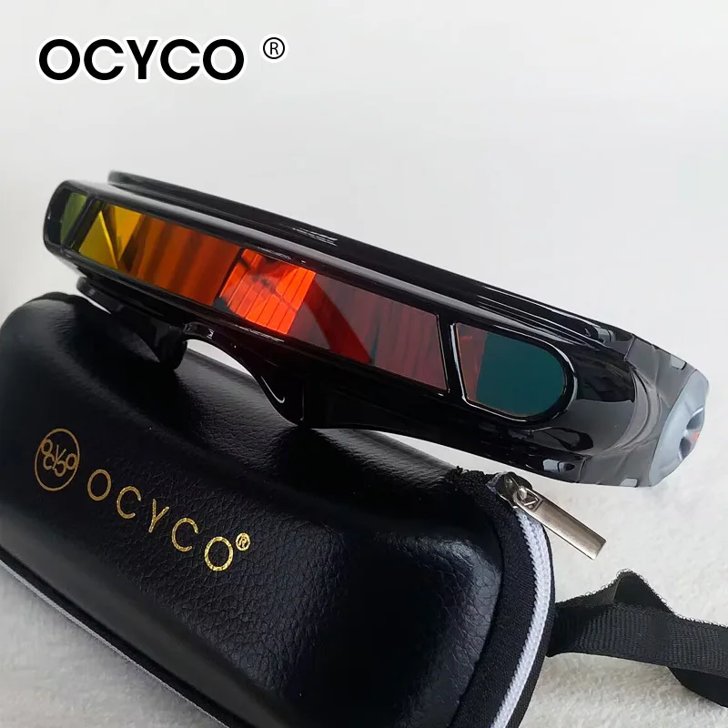 X-man Sunglasses X-men Cyclops Cosplay Polarized Sunglasses For Men Women Memory Material Shield Designer Sunglasses With Case