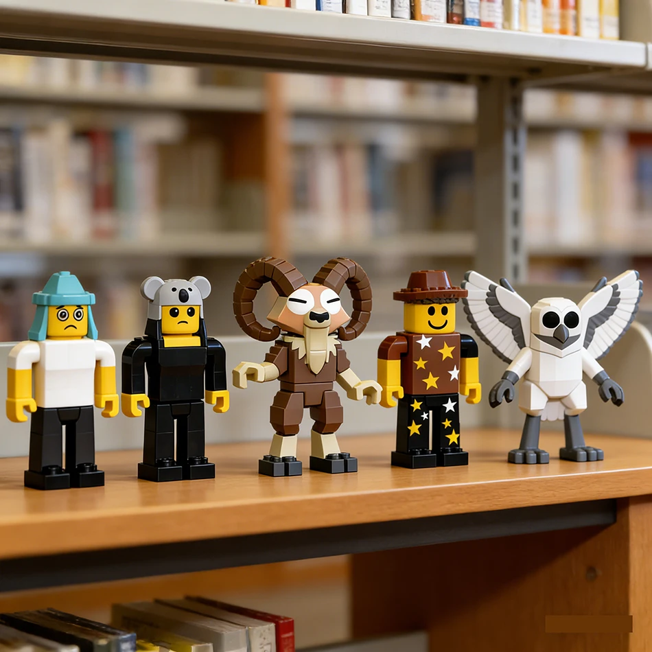 Cadeau 1-24 stuks Nachten in het Bos blind box figuren beeldje uil geit wolf hert 99 Nachten in het Bos beeldje plastic speelgoed cadeau