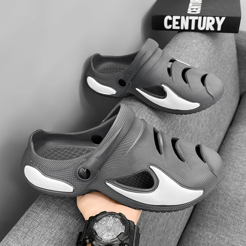 Sports Closed-Toe Sandals for Men and Women, with Integrated Eva Soft Sole, Breathable Summer Shoes for Beach Vacations and Water Activities view 2