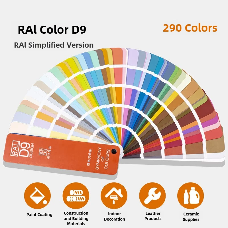 RAL-Farbkarte Raul Standardkarte RAL-D9 Designer Compact Edition RAL-K7 Originalversion Color Symphony Professional Reference