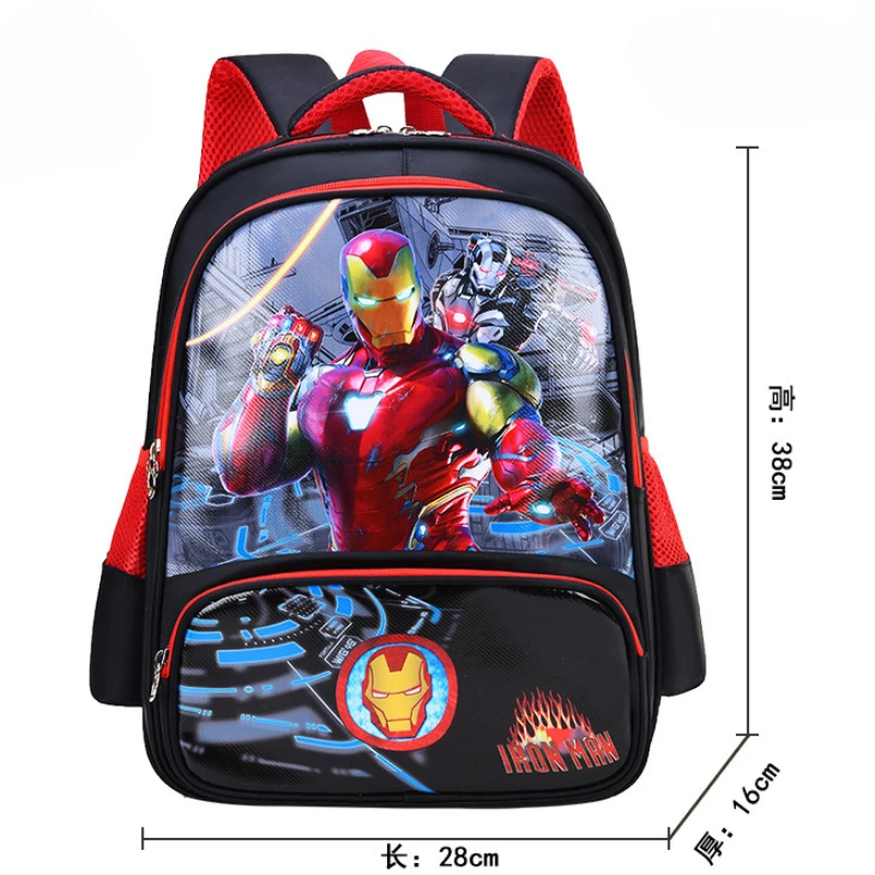 Disney girls frozen Spider-Man backpack lunch Elsa bag pencil cartoon Avengers   girl boy gift bag school student gift