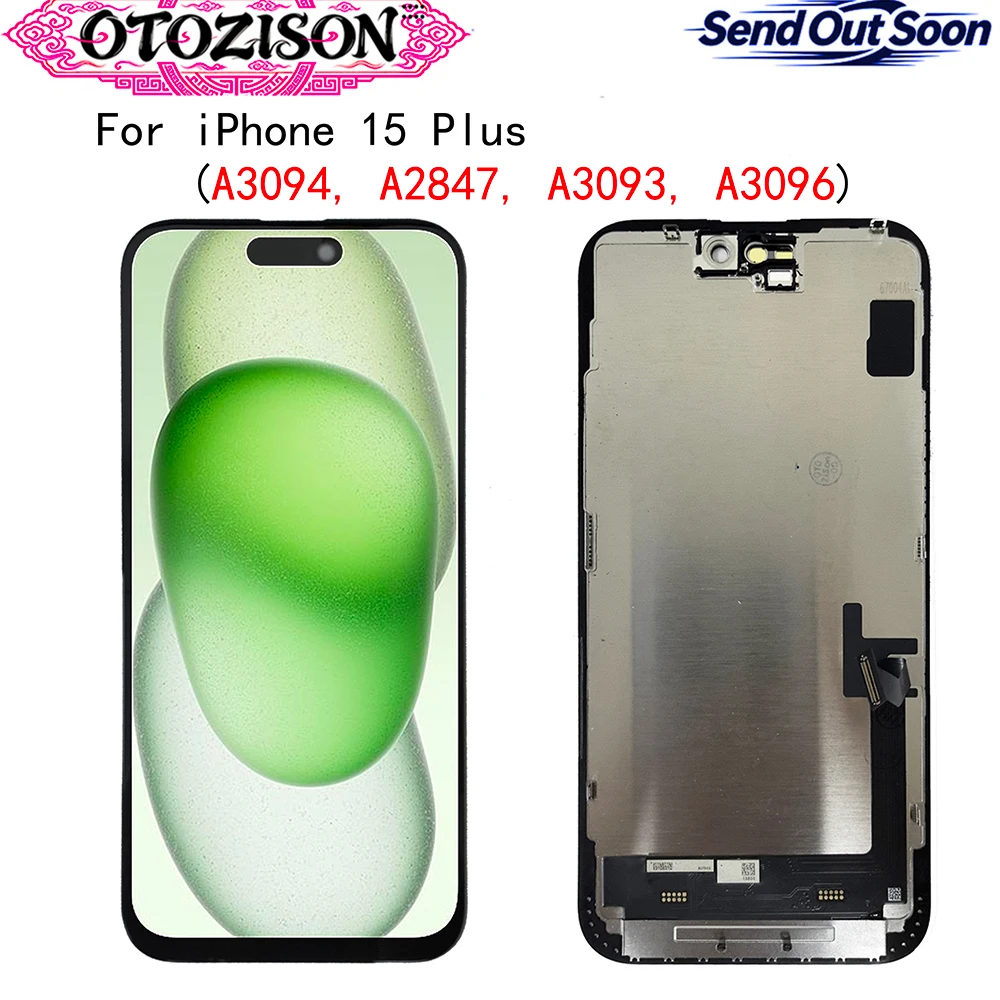For iPhone15 Plus LCD Display Screen For iPhone 15 Plus A3094 A2847 A3093 A3096 LCD Screen Touch Panel Screen Digitizer Assembly