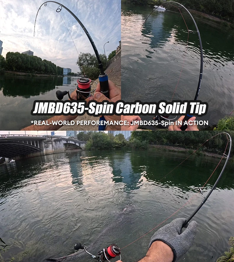 PURELURE Slow Jigging Rute 1,90M 6,35ft mit Solid-Tip für Salzwasser, Spinning und Baitcasting, für Meeresangeln und Bootangeln – Detail 10