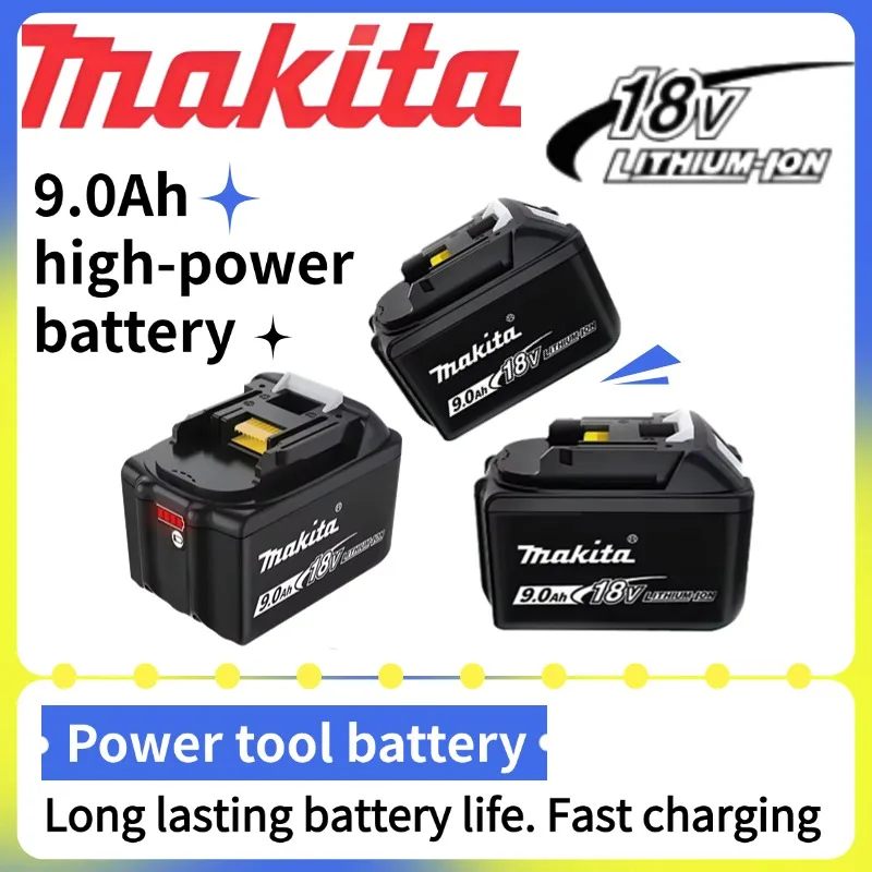

Makita Battery 100% Genuine 18V 9000mAh High-power Rechargeable Lithium Battery, Suitable For Makita Power Tools,9.0Ah
