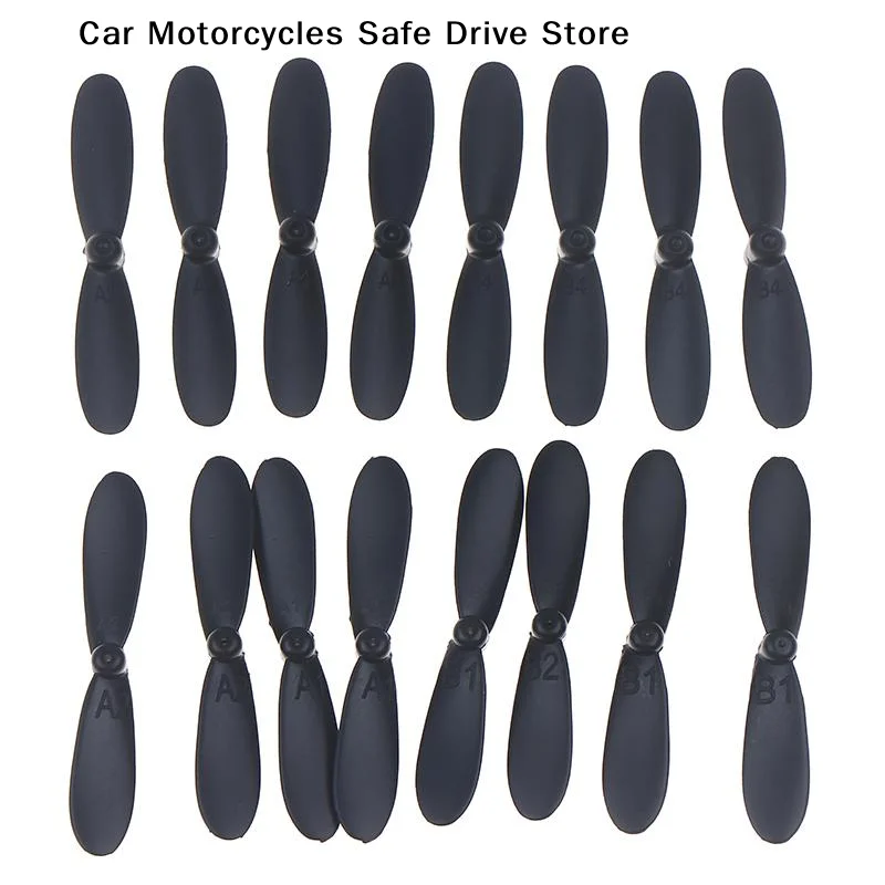 【CM】Hot Sale 8PCS 42mm Props For 4D RC Spare Parts V8 Mini Toy R/C Mini Drone Quadcopter Propeller Parts Kit