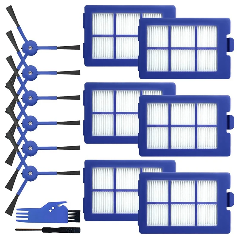 Filtry HEPA szczotki bocznej, jak pokazano część zamienna do odkurzacza robota Eufy Robovac X8 Hybrid Series