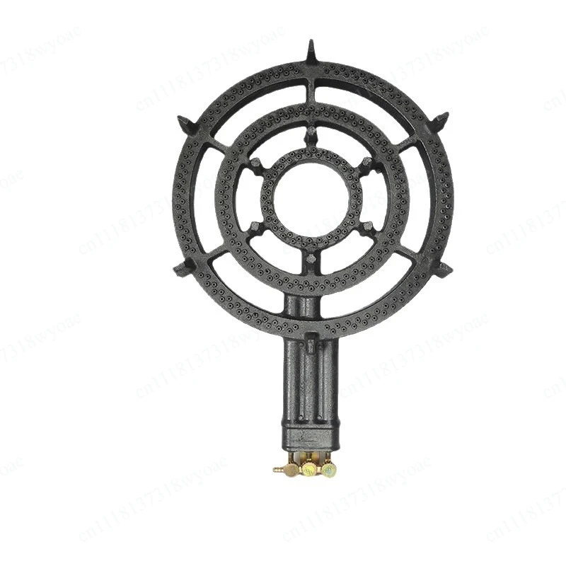 Large three-ring accessories pancake stove commercial pancake fruit machine stall semi-automatic baking