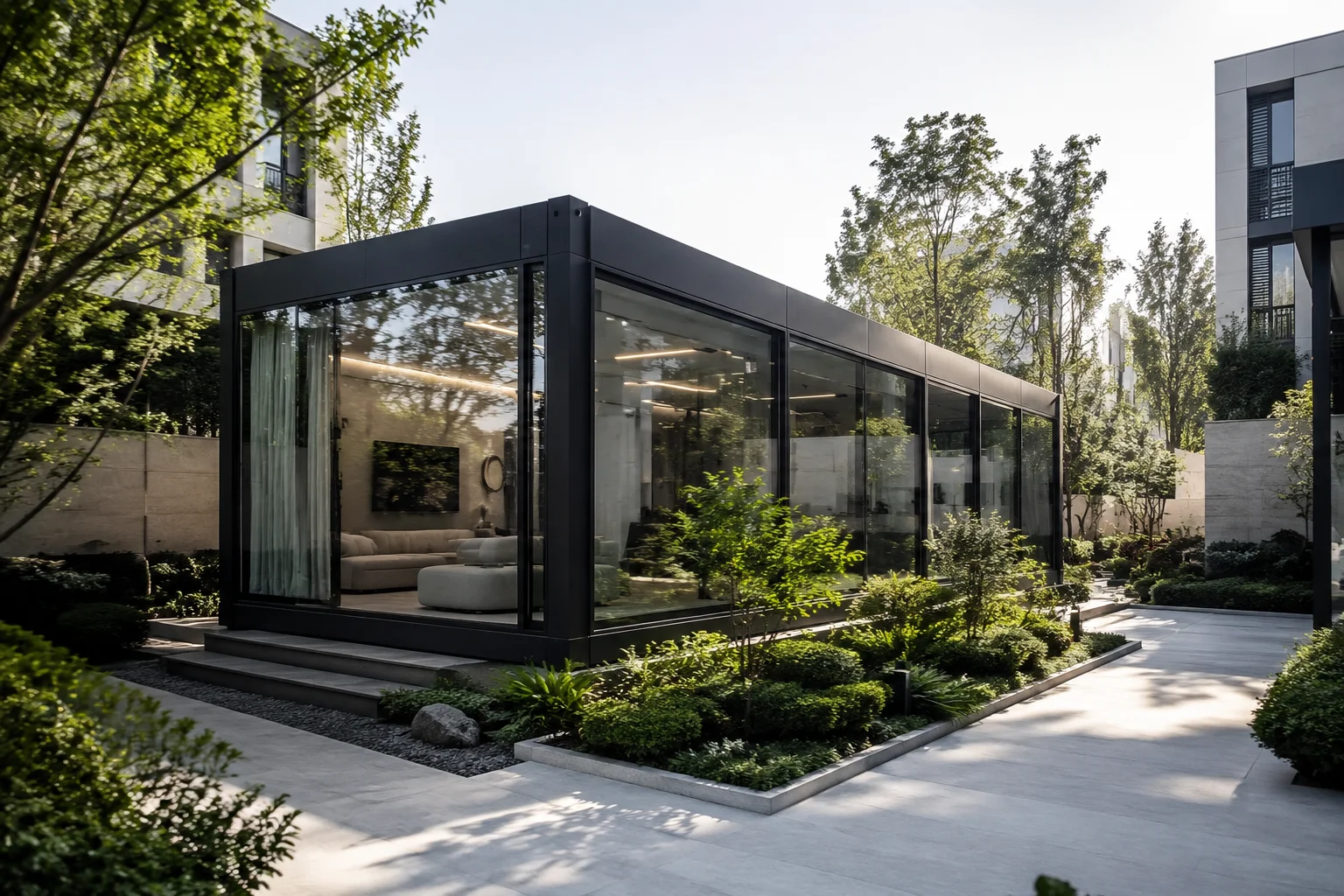 منزل حاويات ذكي قابل للتوسيع، - مراجعة Smart Urban Garden وسعره