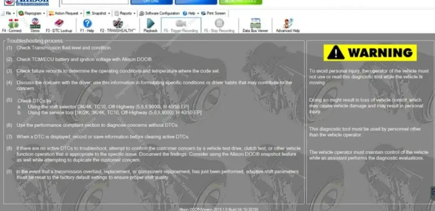 2019 Allison Doc Full Gen 5 Data Files With Programming Allison Transmission Diagnostic Software+ with keygen+ free help install