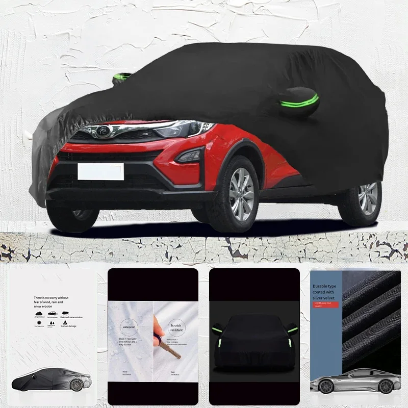 

For BYD-Yuan Auto Anti snow Anti dust Anti-uv Anti peeling paint And Anti Rainwater 210t car cover Car cover protection