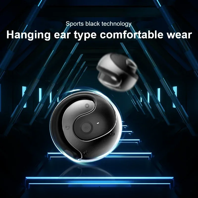 Cuffie Wireless OWS cuffie Bluetooth con microfoni auricolari audio Stereo HiFi auricolari sportivi Smart Touch impermeabili per telefono