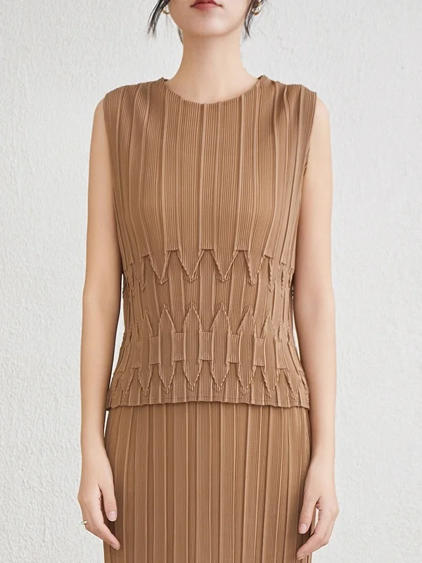 

Женская футболка со складками, летняя легкая дышащая круглая футболка Ne Svel, универсальная одежда для поездок на работу, повседневная мода