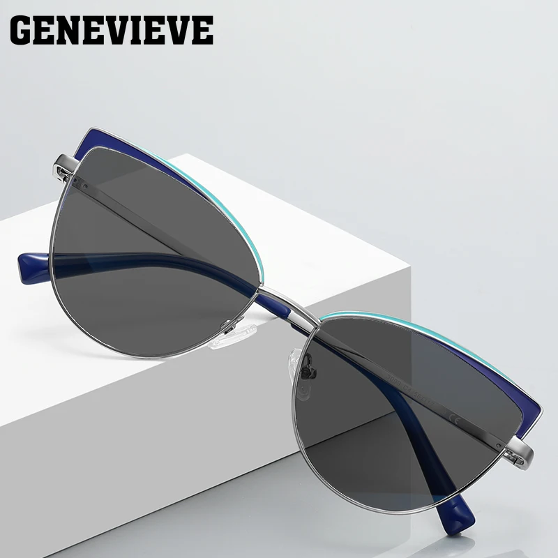 

GENEVIEVE New Butterfly UV Protective Polarized Sunglasses Women's Fashion Design Customizable Prescription Sunglasses PFD3099