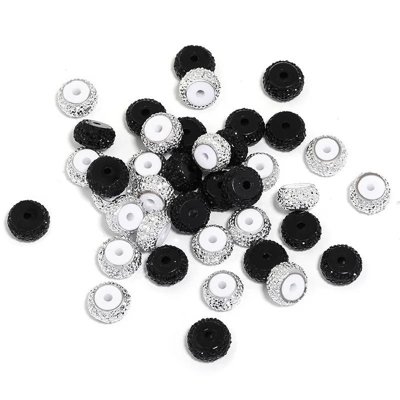​​50Resin wheel-shaped sequin beads diyPhone Chain Beaded Pen Accessories Beads