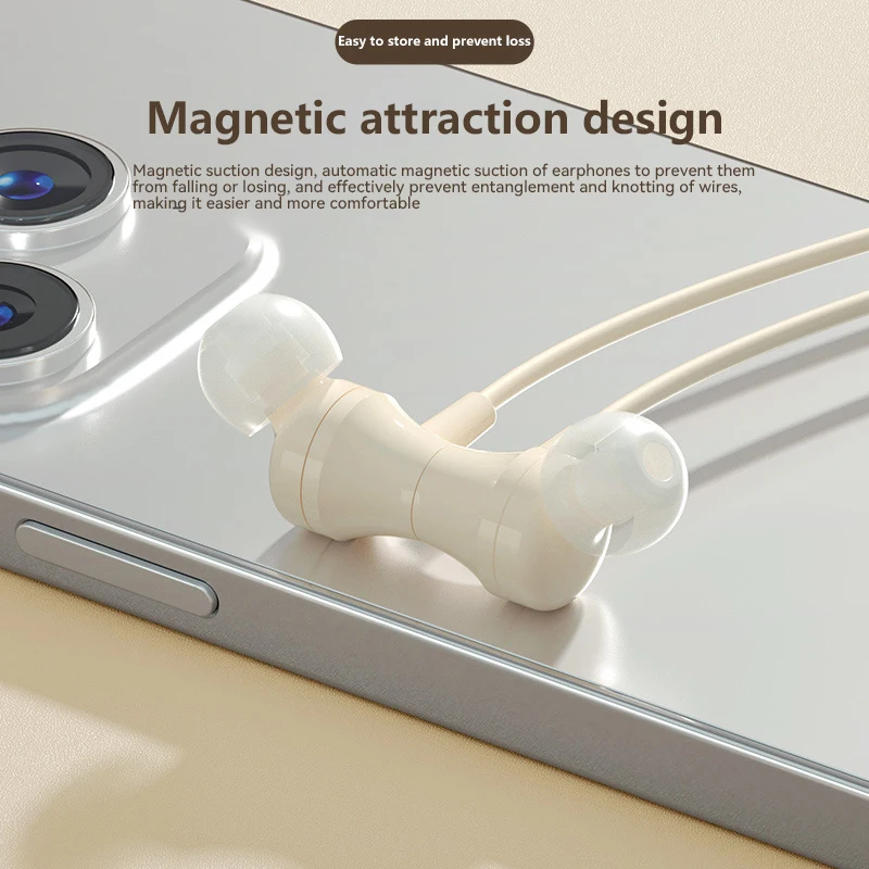 Auricolari wireless Xiaomi con archetto da collo compatibili con cuffie 5.3 Display di alimentazione stereo di alta qualità Auricolari Bluetooth magnetici 2025