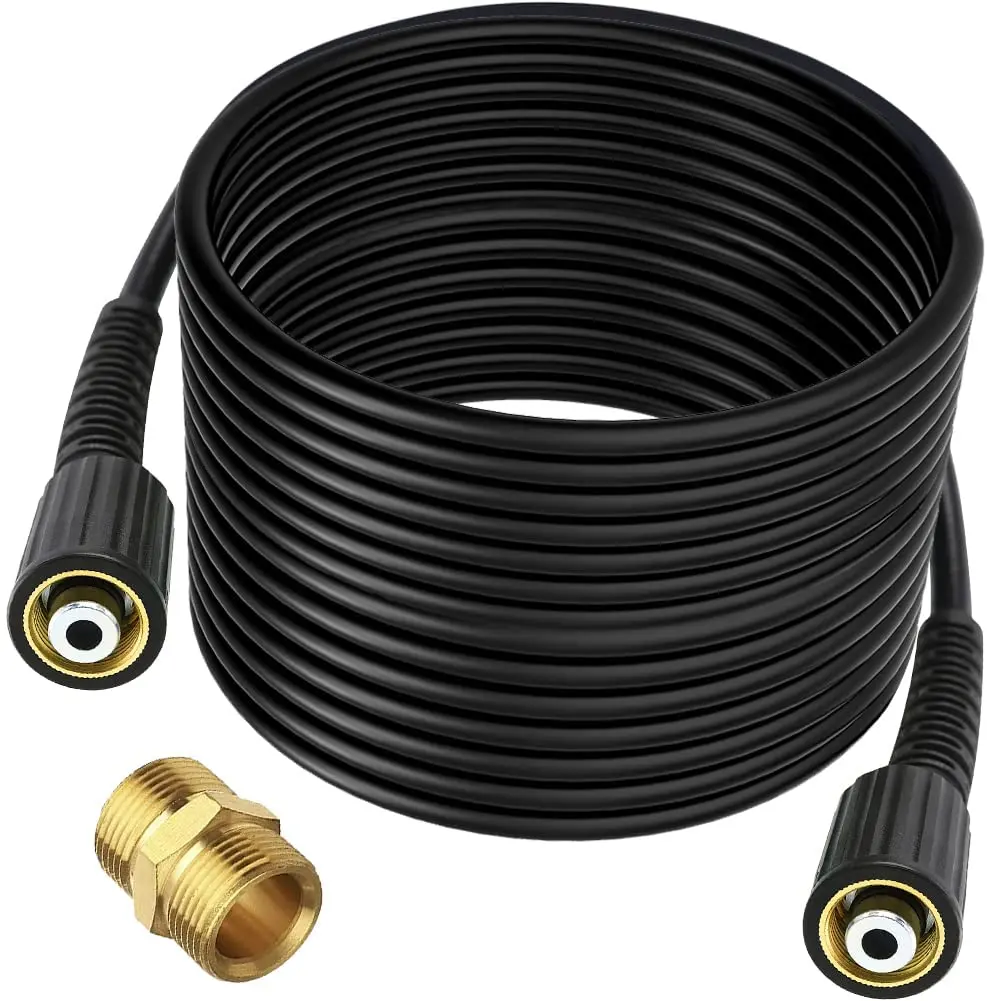 Pressure Washer Hose 25 ft 1/4 inch Kink Resistant power washer hose Up to 3200 PSI Replacement for Most Brands Gas and Electric