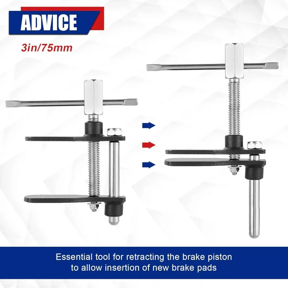 Disc Brake Piston Pad Spreader Removal Tool Butterfly Disc Brake Pump Regulator Motorcycle Brake Calliper Compressor Tool