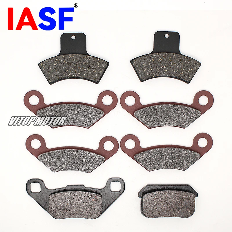 

Fits for LINHAI 260 300 400 500 ATV UTV 4X4 BIG HORN LH260 LH300 Motorcycle Front and Rear Brake Pads one set/8pcs