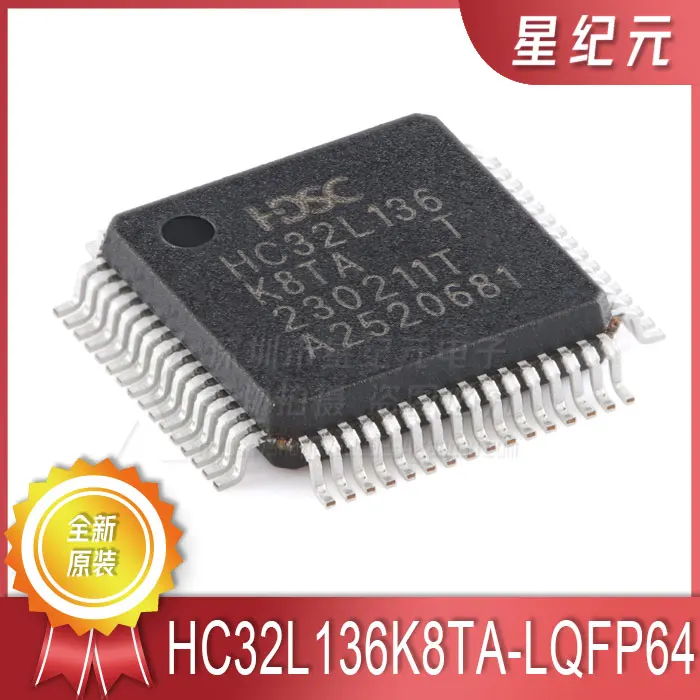

[IN STOCK]1 Piece Original HC32L136K8TA-LQ64 LQFP-64 48MHz ARM 32-bit MCU Microcontroller Chip Brand-new Original