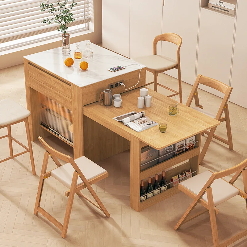 

Обеденные столы в минималистском дизайне, деревянные обеденные столы для проживания в семье, продвинутая вилла, новый стиль, мебель для хранения дома Mesa Comedor Lsdt