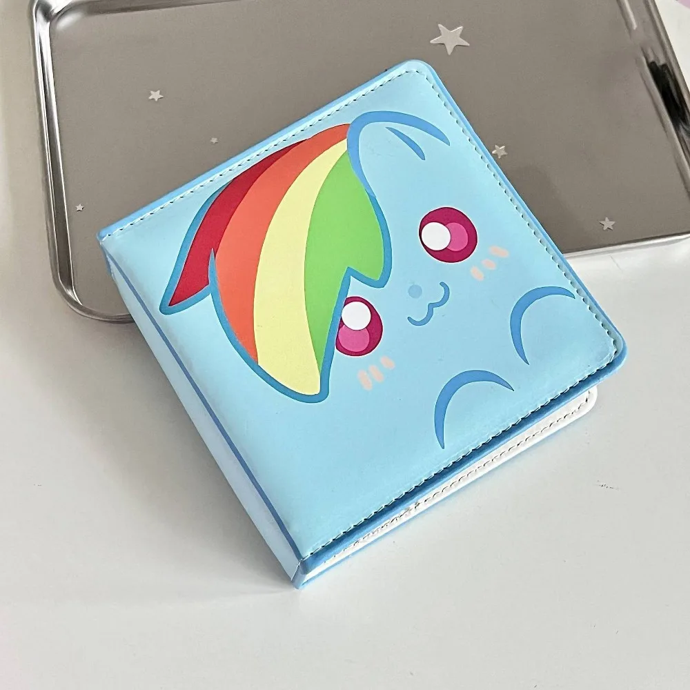 Anime My Little Pony Pinkie Pie Fluttershy Applejack Rainbow Dash rare Twilight Sparkle Photo Album Card Storage Book 3 pollici