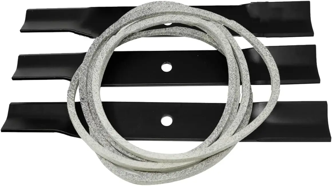 

3 лезвия 110-6837-03 с 1 шт. палубным ремнем 119-8820 Комплект лезвий с высоким подъемом для Toro 50 дюймов TimeCutter SS5000 SS5060 112-9759-03