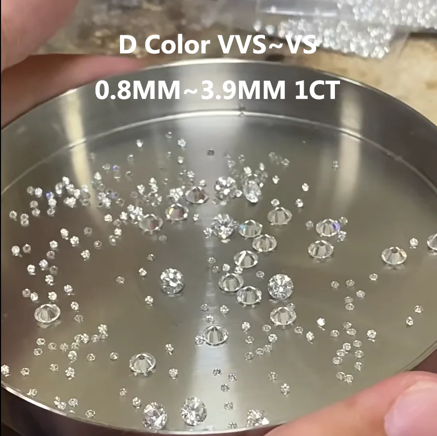 

Выращенные бриллианты Melee Lab D VVS-VS Верх 0,8–3,9 мм HPHT Полный вырез VVS-VS Свободные бриллианты оптом