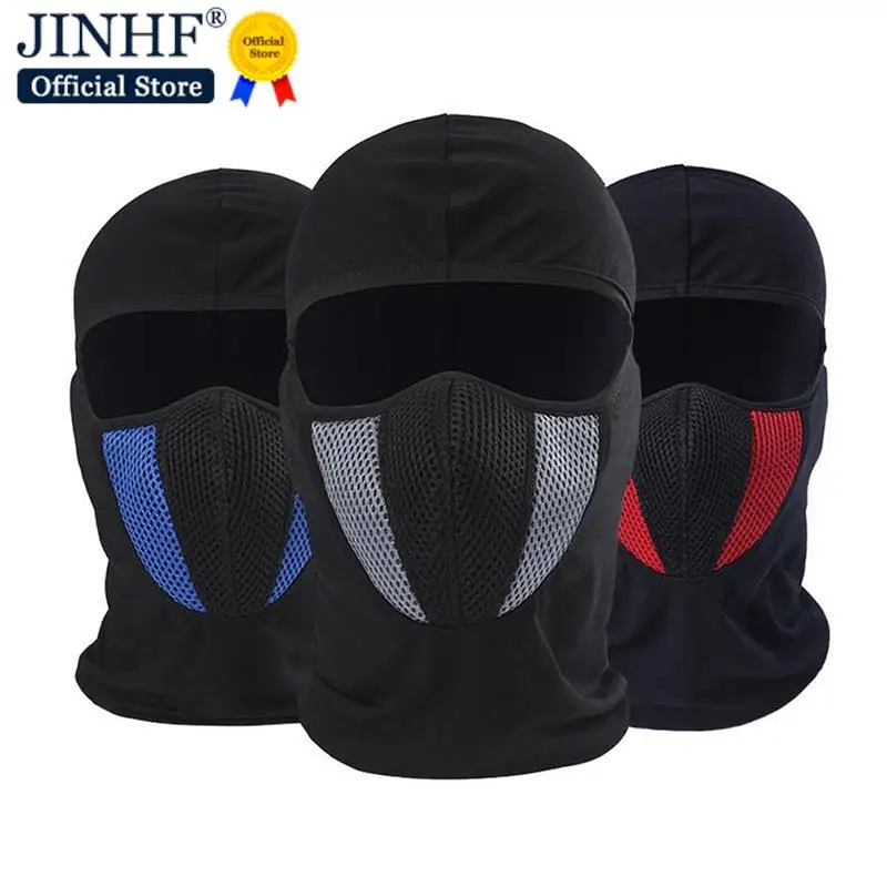 Motorcycle Helmet Face Mask Cycling Full Cover Face Mask Scarf Hat Ski Neck Summer Sun Ultra UV Protection Bicycle Cap Mask