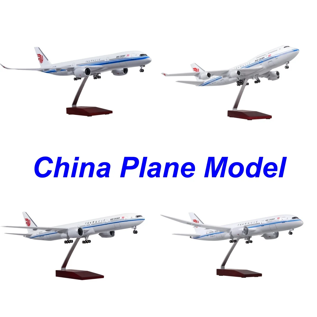 

Toys Model Airplane A350 B747 B777 B787 C919 China Airways Diecast Resin With LED Light & Wheel Decor Collection