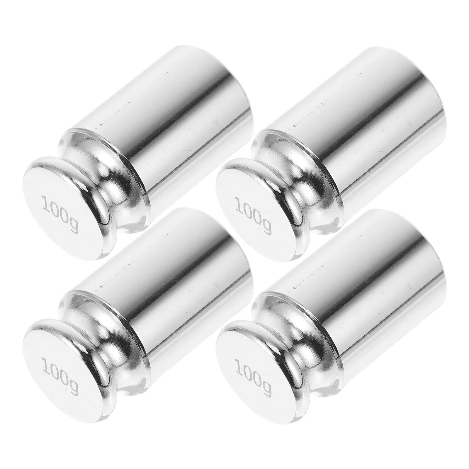 

4pcs High Precision M1 Grade 100G Steel Calibration Weights Scratch-Resistant For Laboratory Scale Balancing Science Education