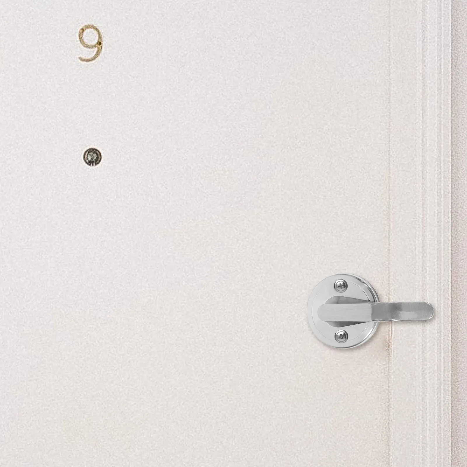 Premium Stainless Steel Indicator Lock Latch Bolt for Inside Door Front Door Bedroom Bathroom Shower Cabinet Wardrobe Security