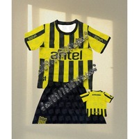 Soccer Jersey for Men Women Kids Atlético Peñarol Soccer Jersey Casual Round Neck Short Sleeve Shirts Breathable Quick Drying