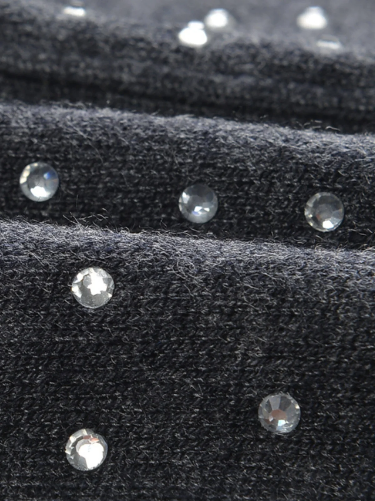 Robe de soirée élégante et mince en strass lourds pour femmes, saison d'automne, jupe trapèze