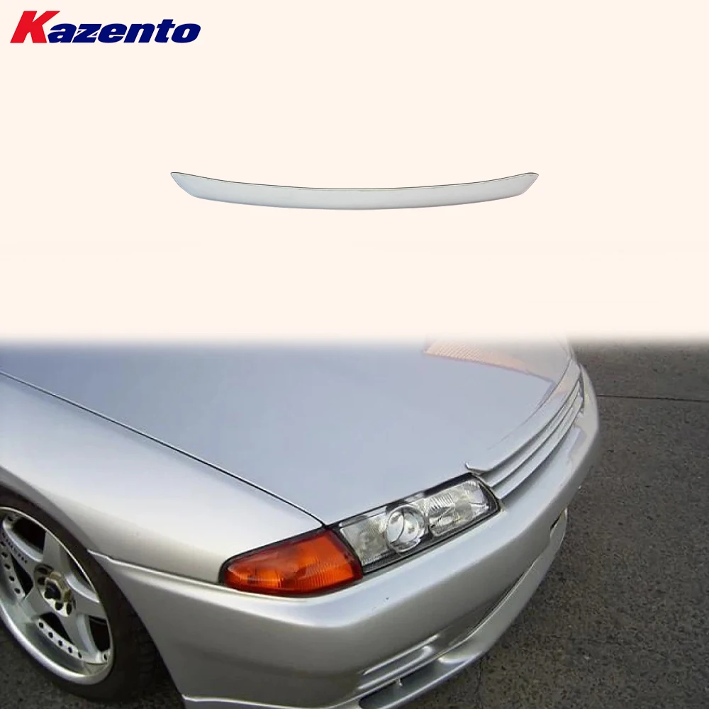 

For Nissan Skyline R32 1989-1993 Coupe GTS GTR NIS Style Bonnet Hood Lip Fiber Glass