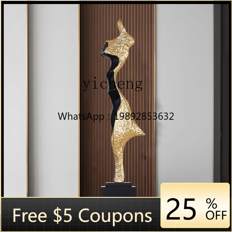 L2-4  Abstract Art Sculpture Ornament Villa Stairs Corner Entrance Light Luxury High-end Crafts