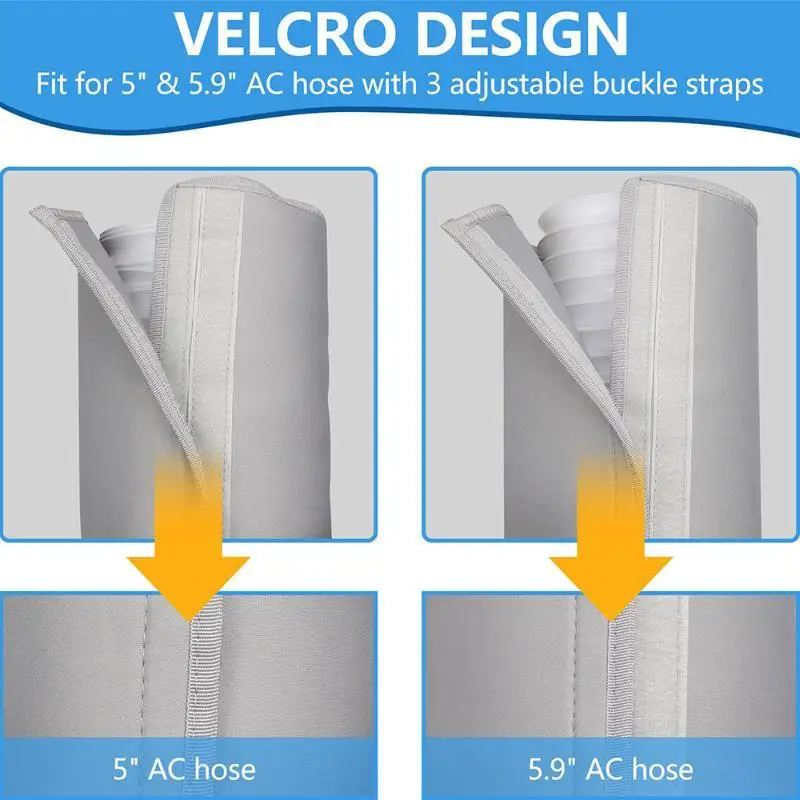 Heat Insulated Portable AC Exhaust Pipe Cover Universal Waterproof Dustproof Protective Sleeve For Mobile Air Conditioner Hose