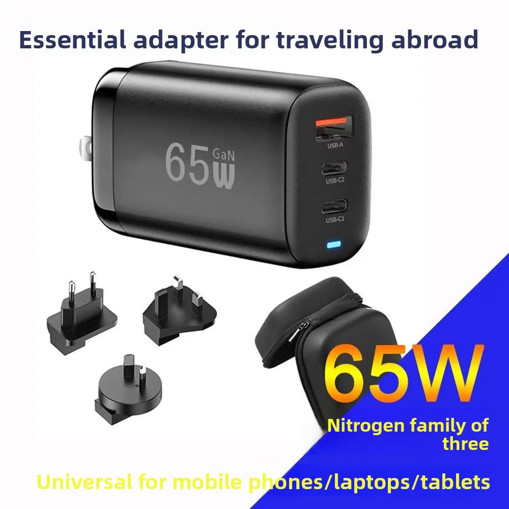 65W GaN USB Type C Charger For Laptop PPS 45W 25W Fast Charge For Samsung Xiaomi Realme Mobile IPhone15 14 13 Pro Phone