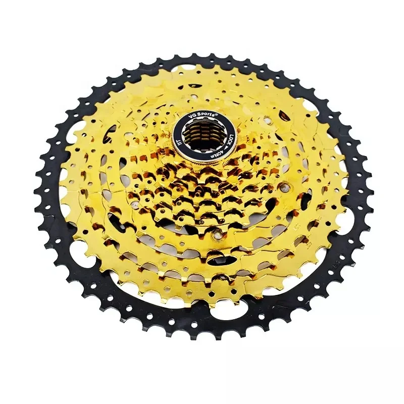 10 Speed Cassette 11-50 T Aluminum Alloy Wide Ratio Freewheel Mountain Bike MTB Bicycle Cassette Flywheel Sprocket Compatible