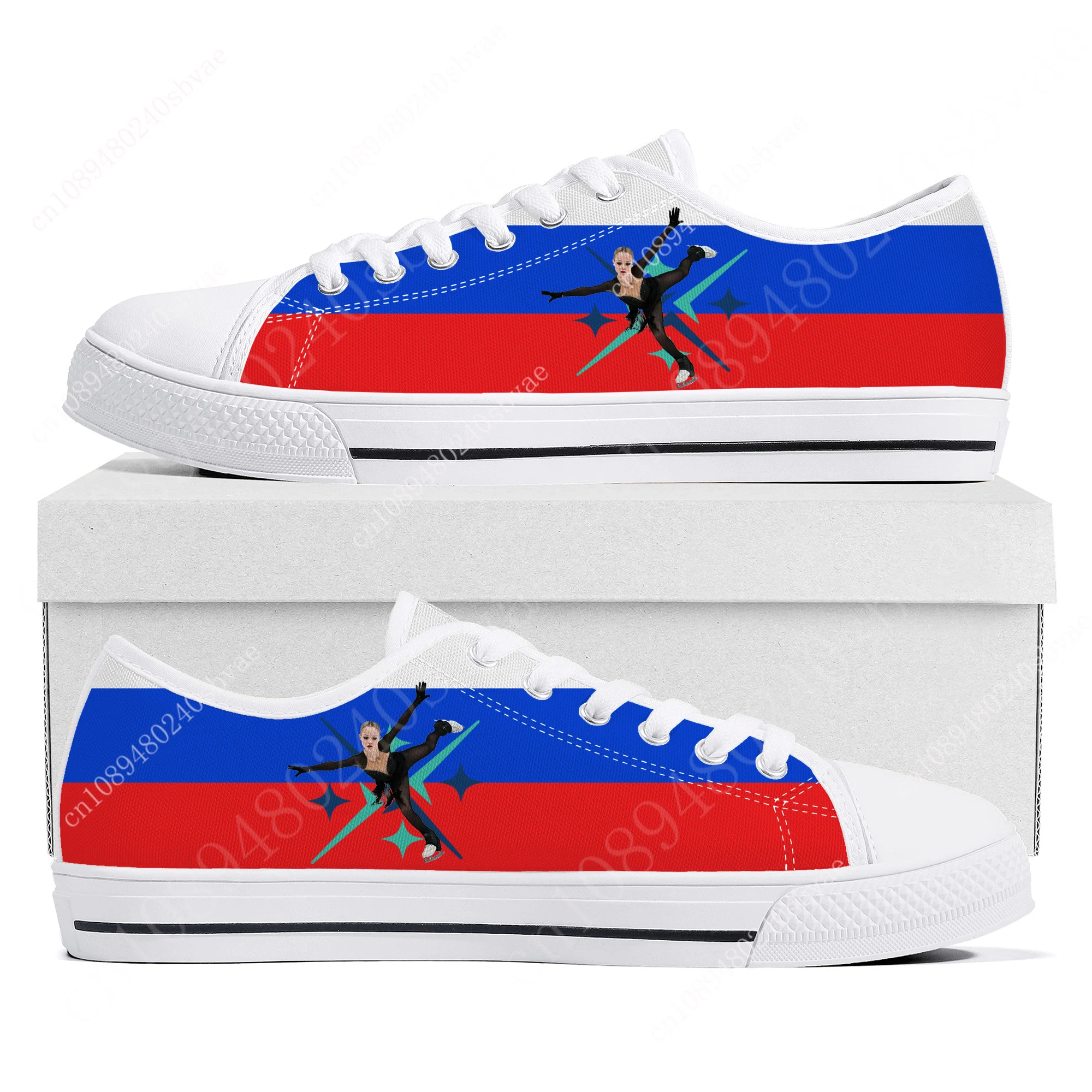 

Костырева Елена Ивановна Elena Kostyleva Figure Skating Sneakers Low Top Shoes Men Women Teenager Canvas Custom Made Shoes