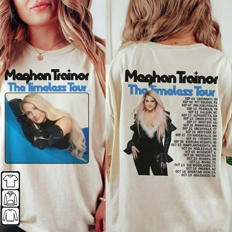 Hott Blvckstyle 2Side Meghan Trainor The Timeless Tour 2024 T Shirt
