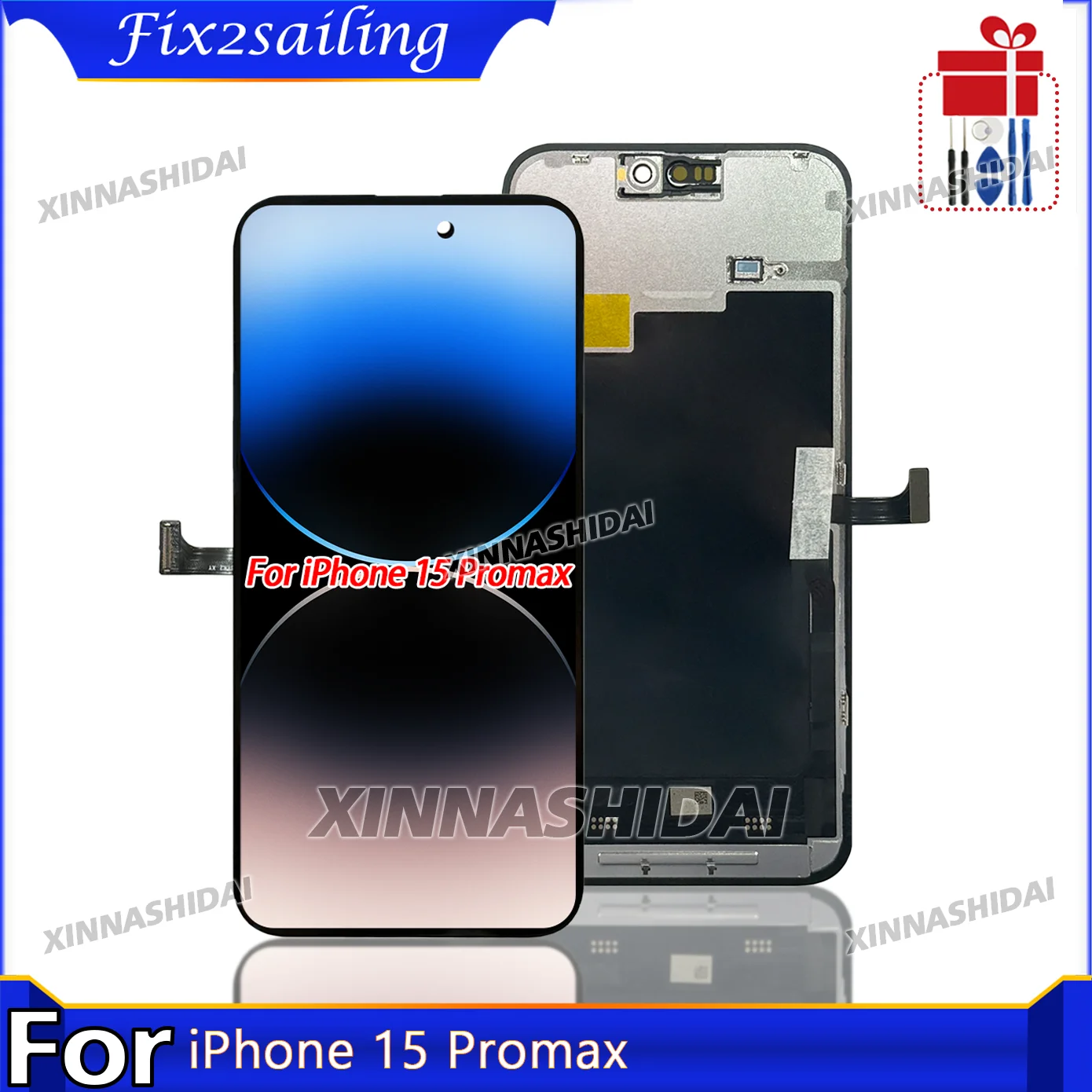 Neues Incell für iPhone 15 Pro Max LCD-Display mit Touchscreen-Digitizer für iPhone 15 Pro Max Incell Hohe Qualität 100 % getestet