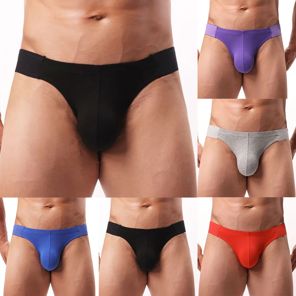 

Gym Wear Date Night Mens Bikini Briefs Bulge Pouch Underwear Comfortable Men\\'s Bikini Panties Bikini U Pouch Design