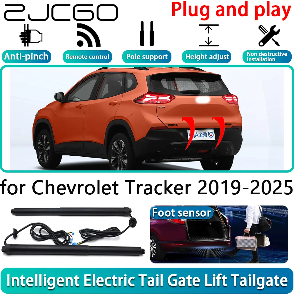 

ZJCGO for Chevrolet Tracker 2019-2025 OEM Electric Powered Tailgate Power Liftgate Automatic Tailgate System With Foot Sensor